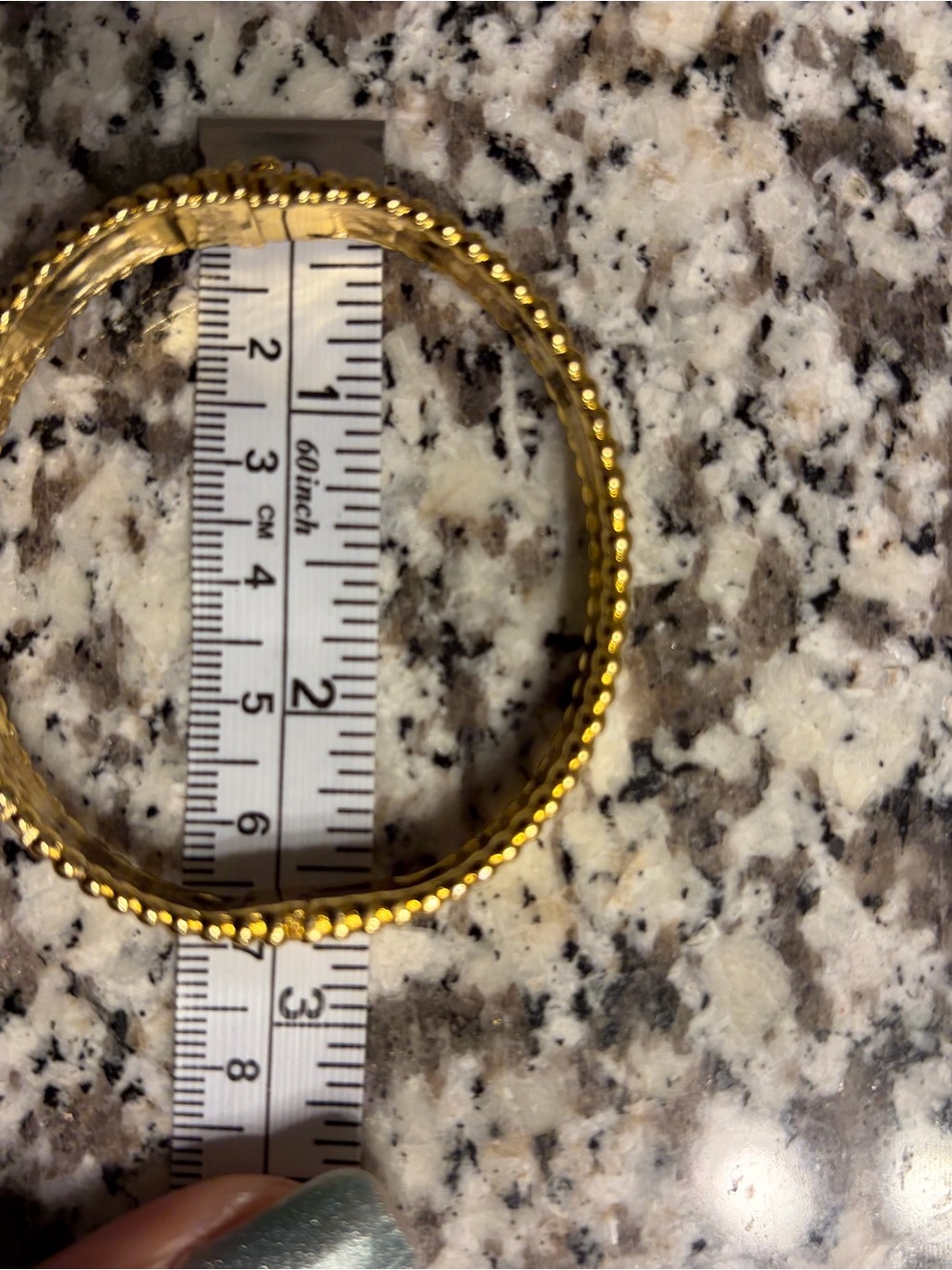 Gold Crystal Pave Bangle Bracelet - Elegant Women's Jewelry - Picture 4 of 4